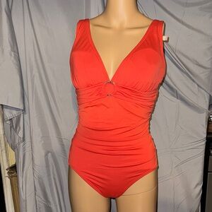 MICHAEL Michael Kors Red One Piece Swimsuit